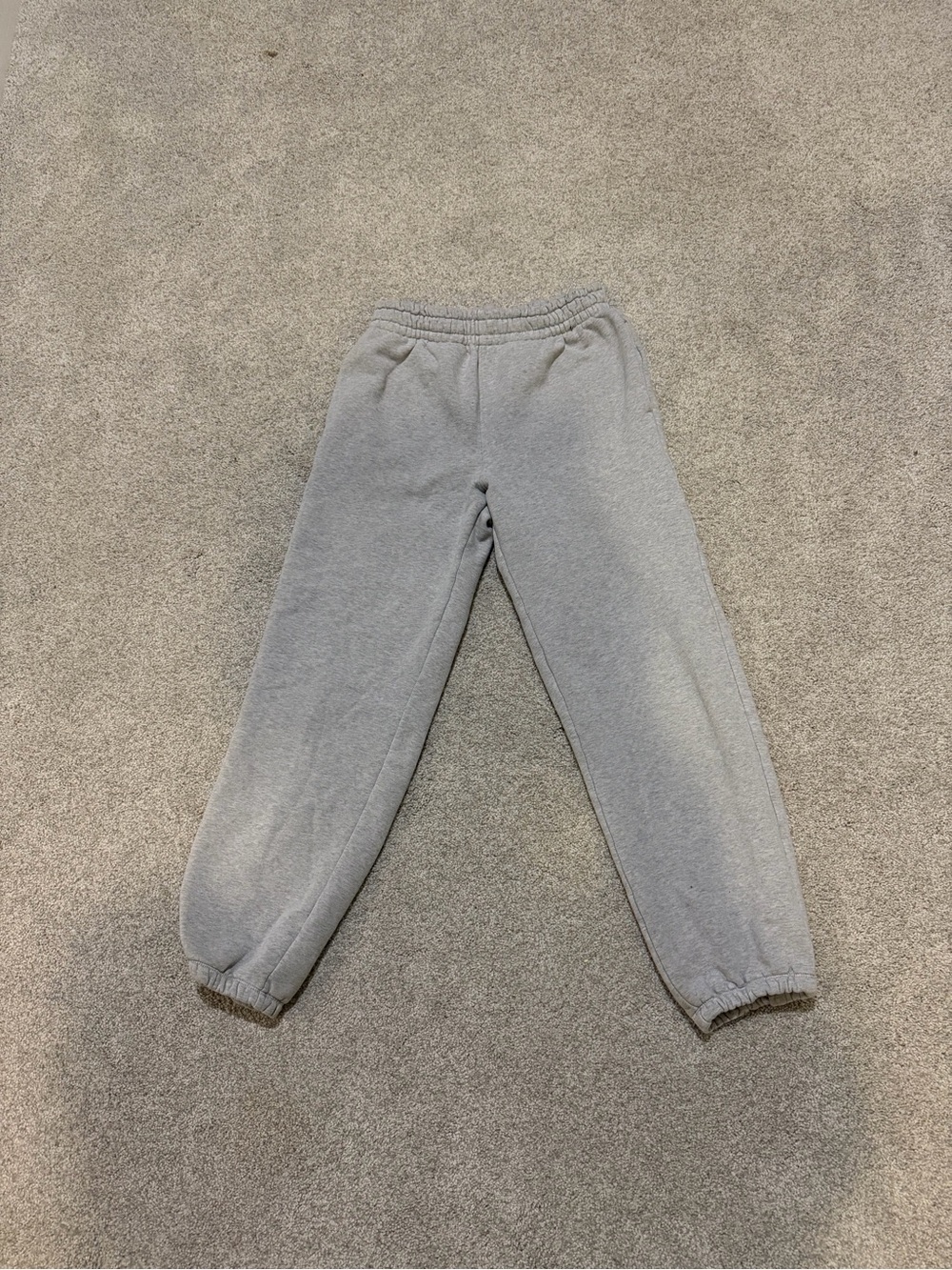 Athleta Kids Gray Elastic-Waist Jogger Sweatpants